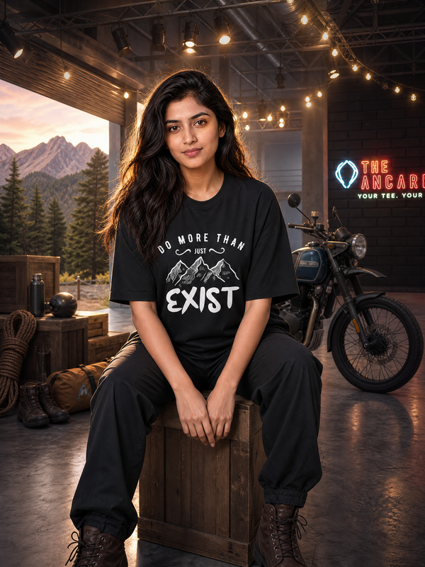 Camping - ⚡ Do More Than Just Exist - Oversized Classic T-Shirt
