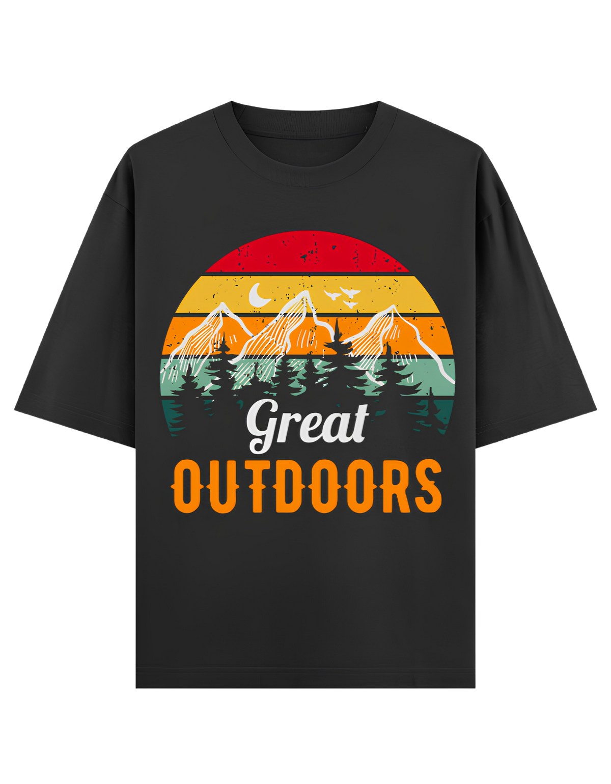 Camping -  🌅 Great Outdoors - Unisex Oversized Classic T-Shirt