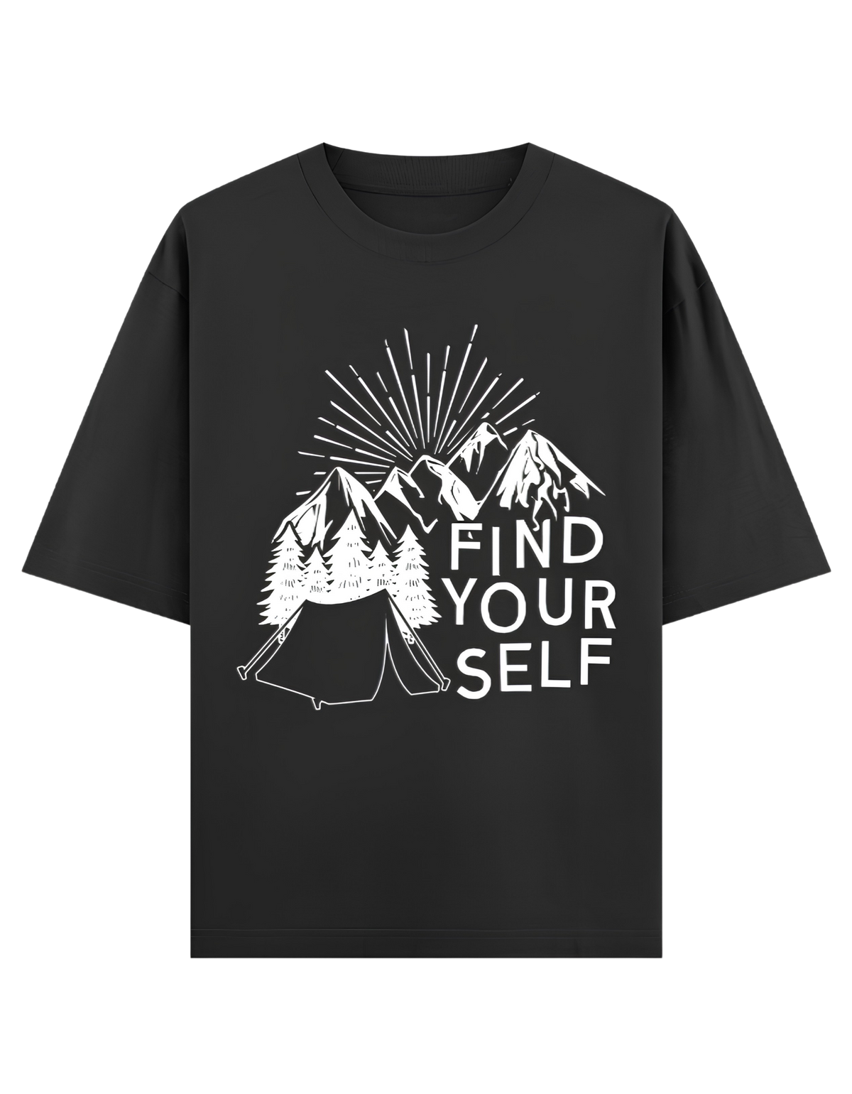 Camping - 🧭 Find Yourself - Unisex Oversized Classic T-Shirt