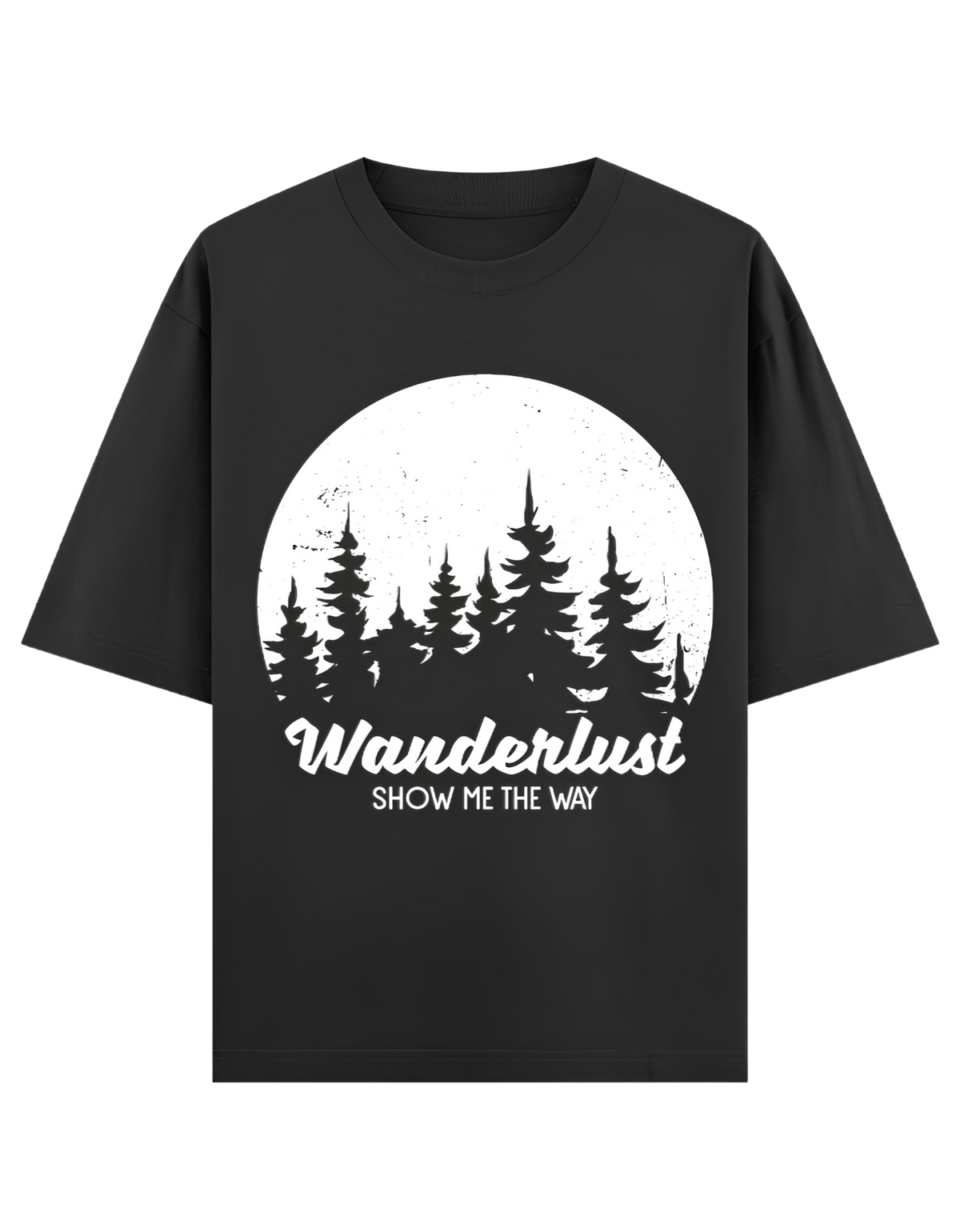 Camping - 🌕 Wanderlust — Show Me The Way - Unisex Oversized Classic T-Shirt