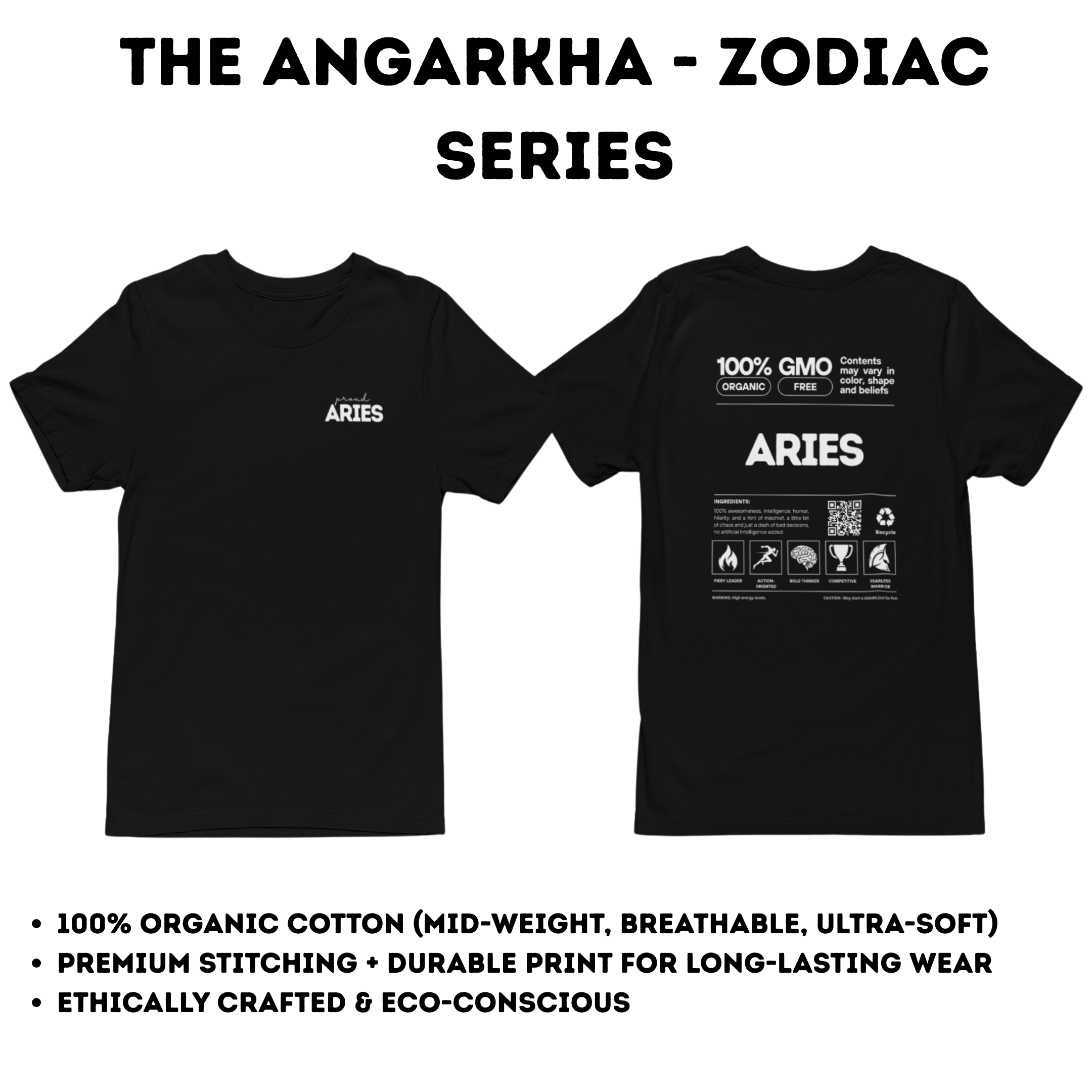 Classic Crew T-Shirt | Proud Aries | Zodiac Tees | Men's Tshirt