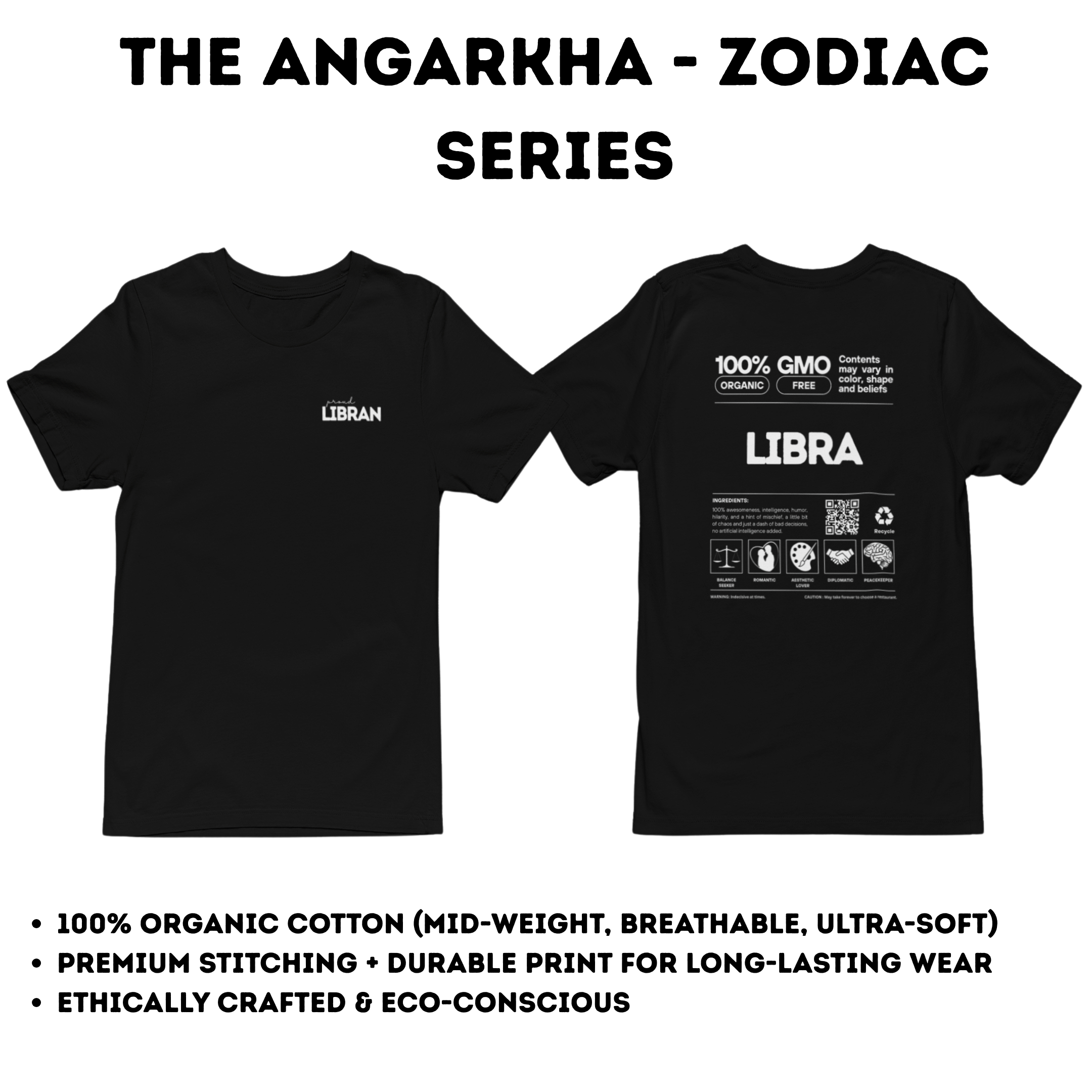Classic Crew T-Shirt | Proud Libra | Zodiac Tees | Men's Tshirt