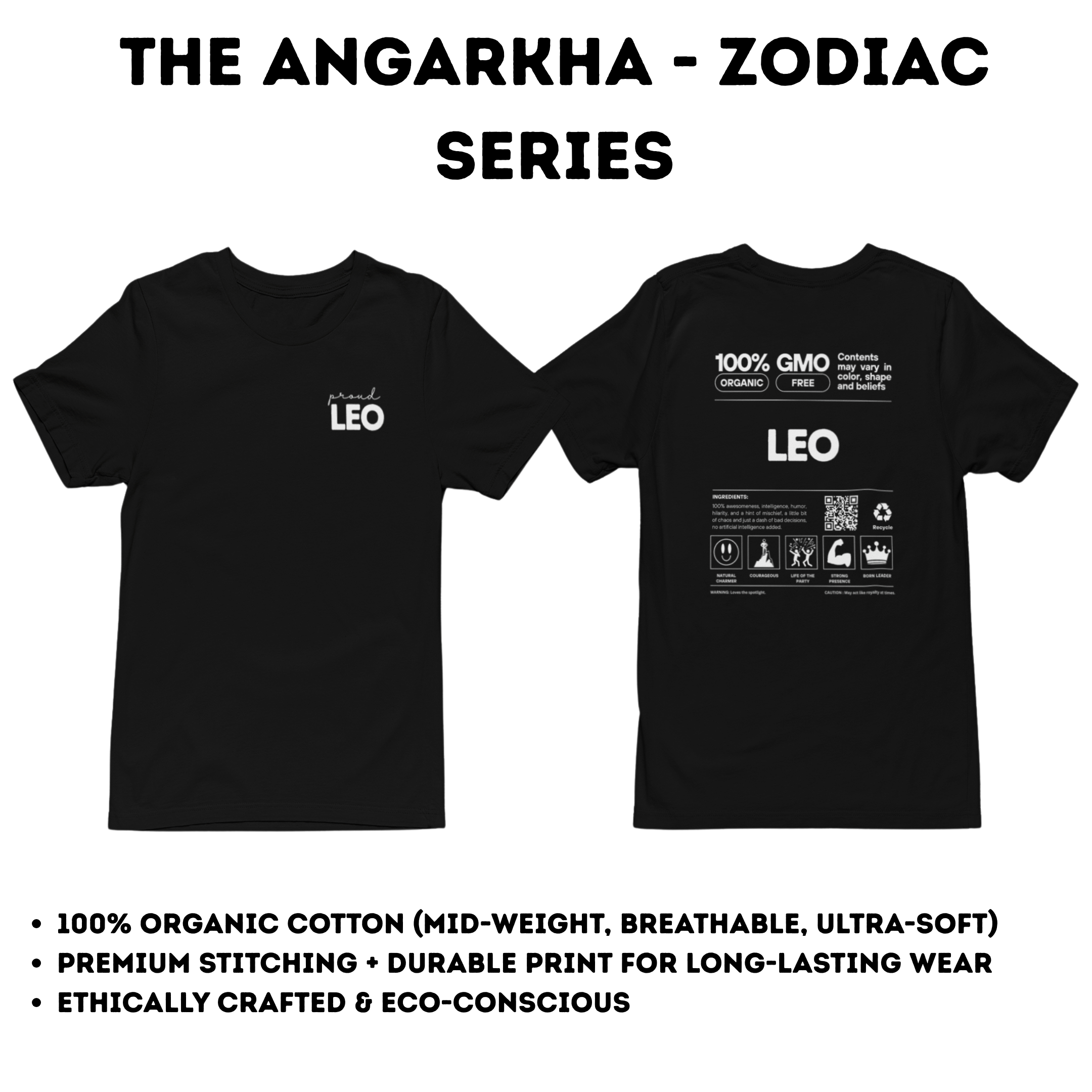 Classic Crew T-Shirt | Proud Leo | Zodiac Tees | Men's Tshirt