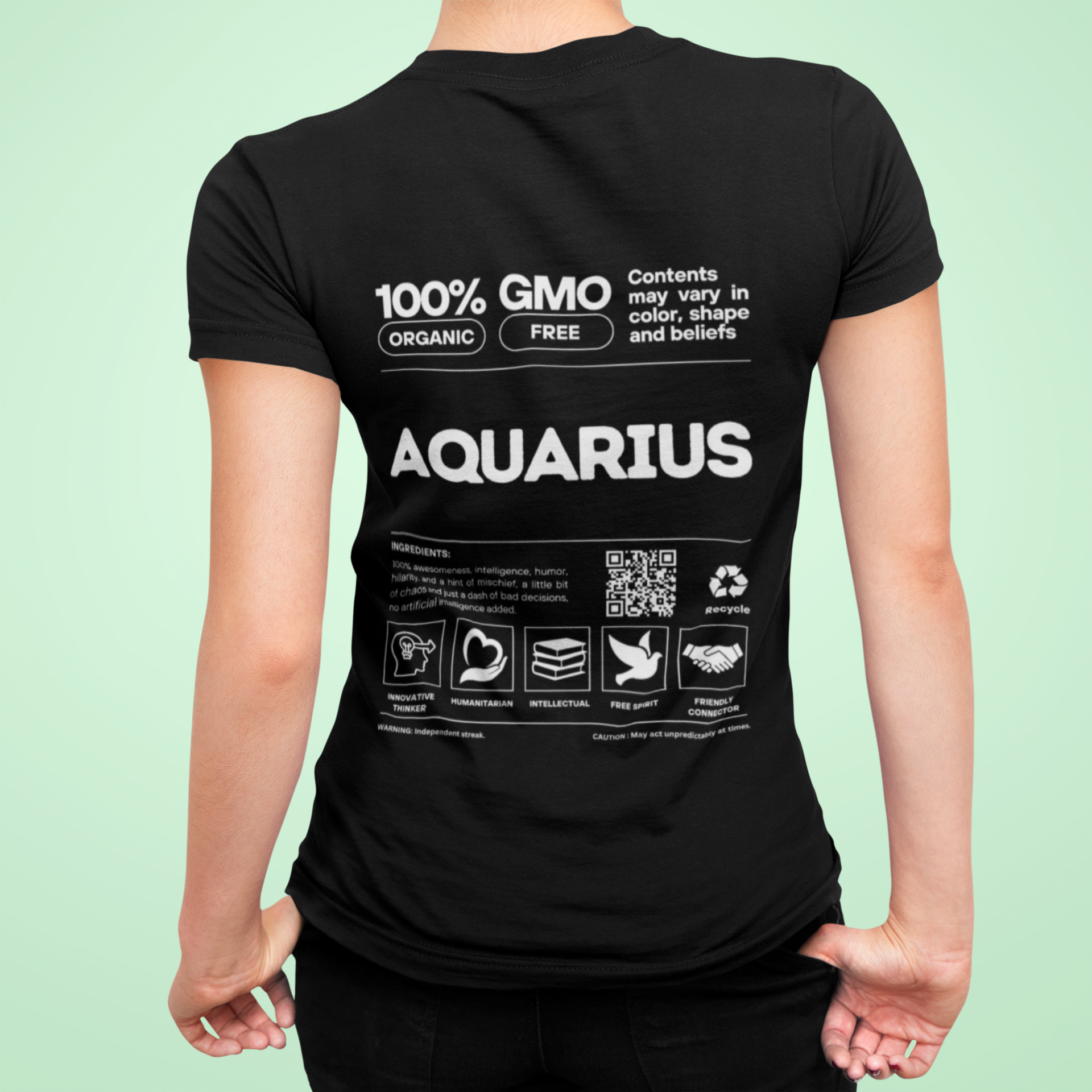 Women's Zodiac Tee - Aquarius