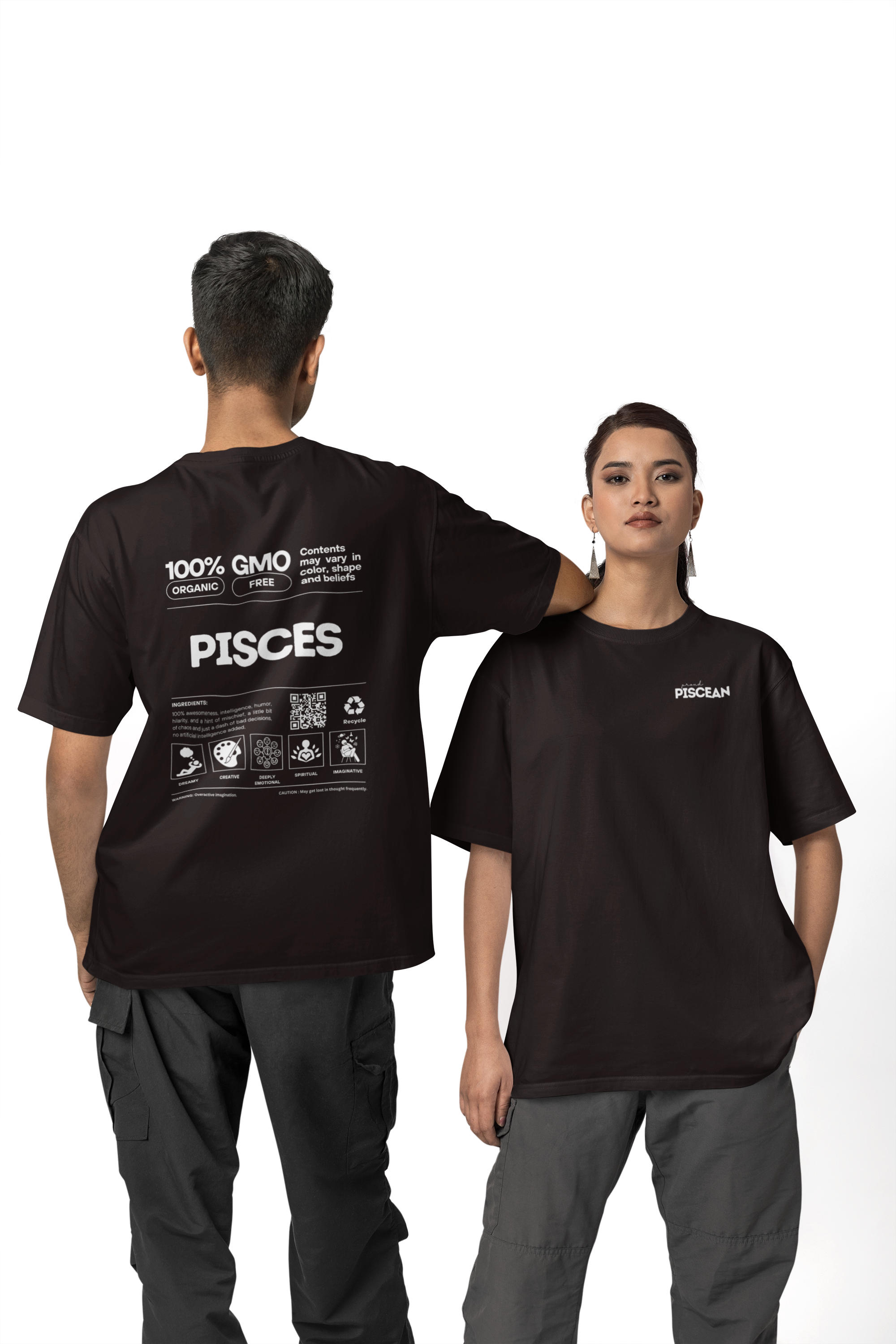 Classic Crew T-Shirt | Proud Pisces | Zodiac Tees | Men's Tshirt