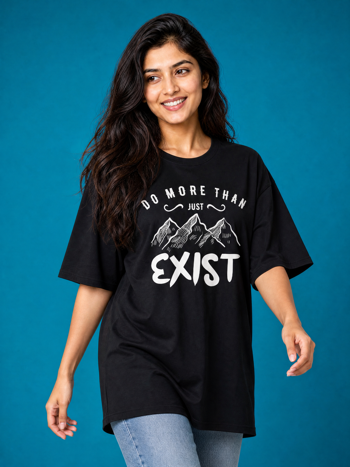 Camping - ⚡ Do More Than Just Exist - Oversized Classic T-Shirt