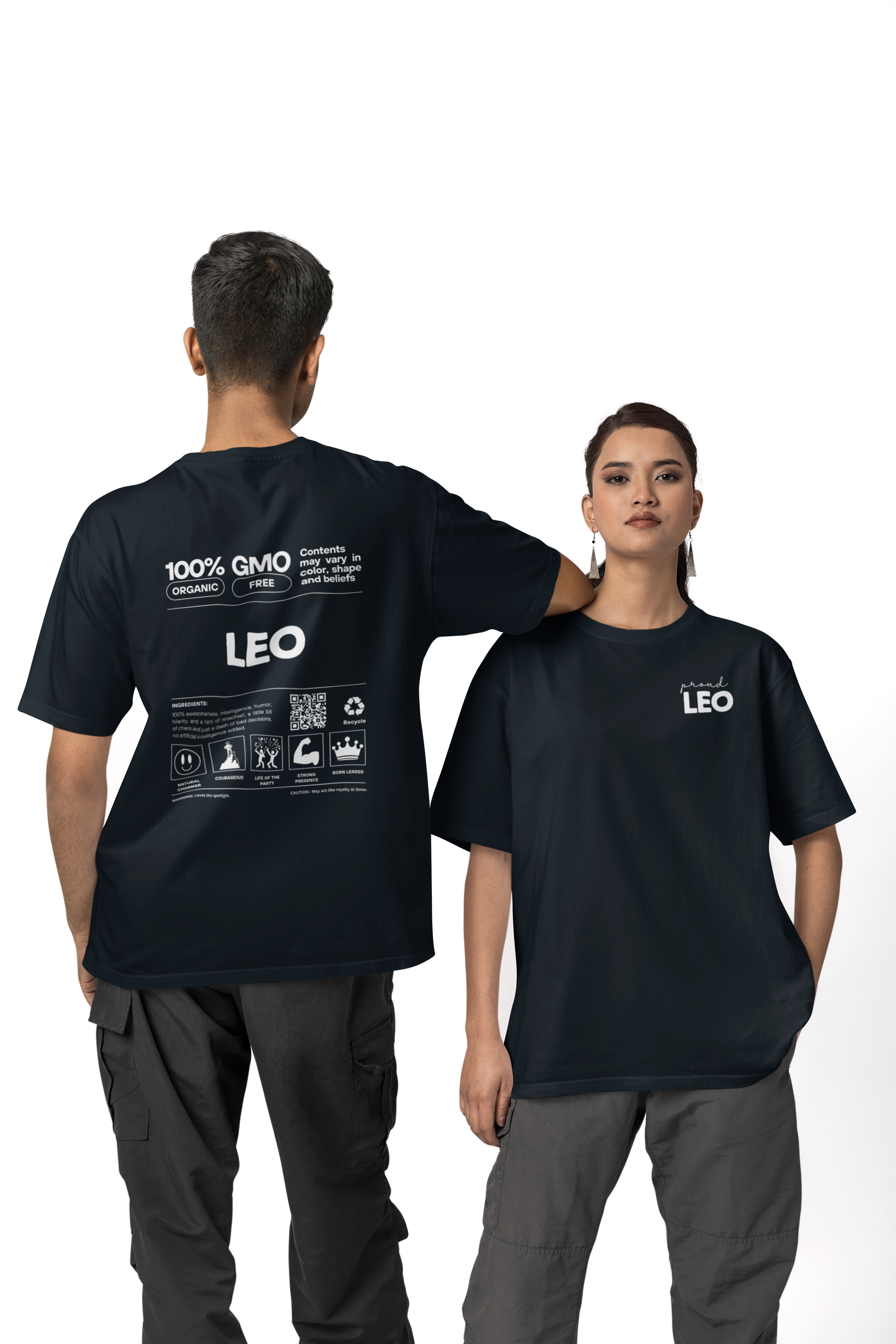 Classic Crew T-Shirt | Proud Leo | Zodiac Tees | Men's Tshirt