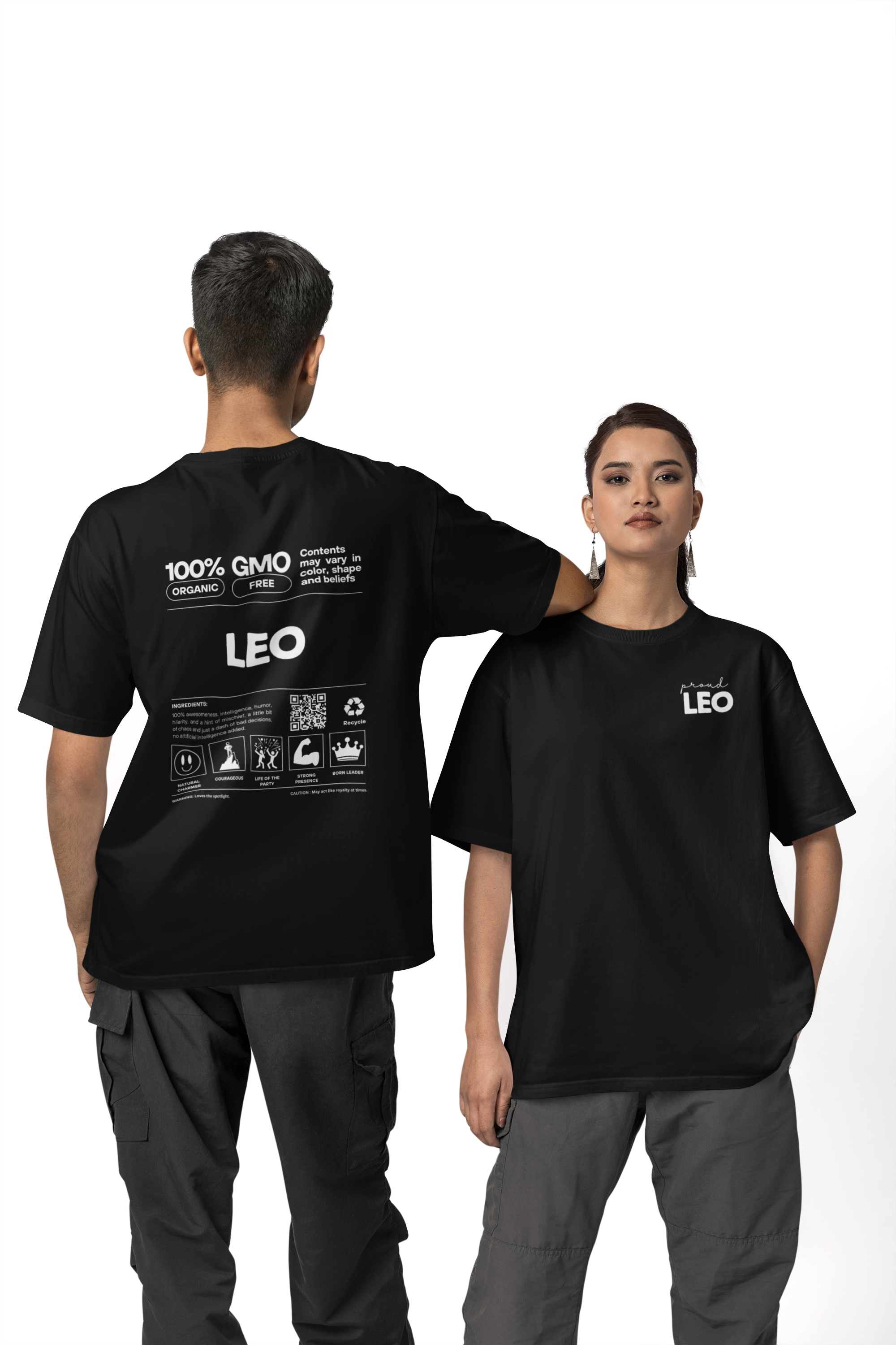 Classic Crew T-Shirt | Proud Leo | Zodiac Tees | Men's Tshirt