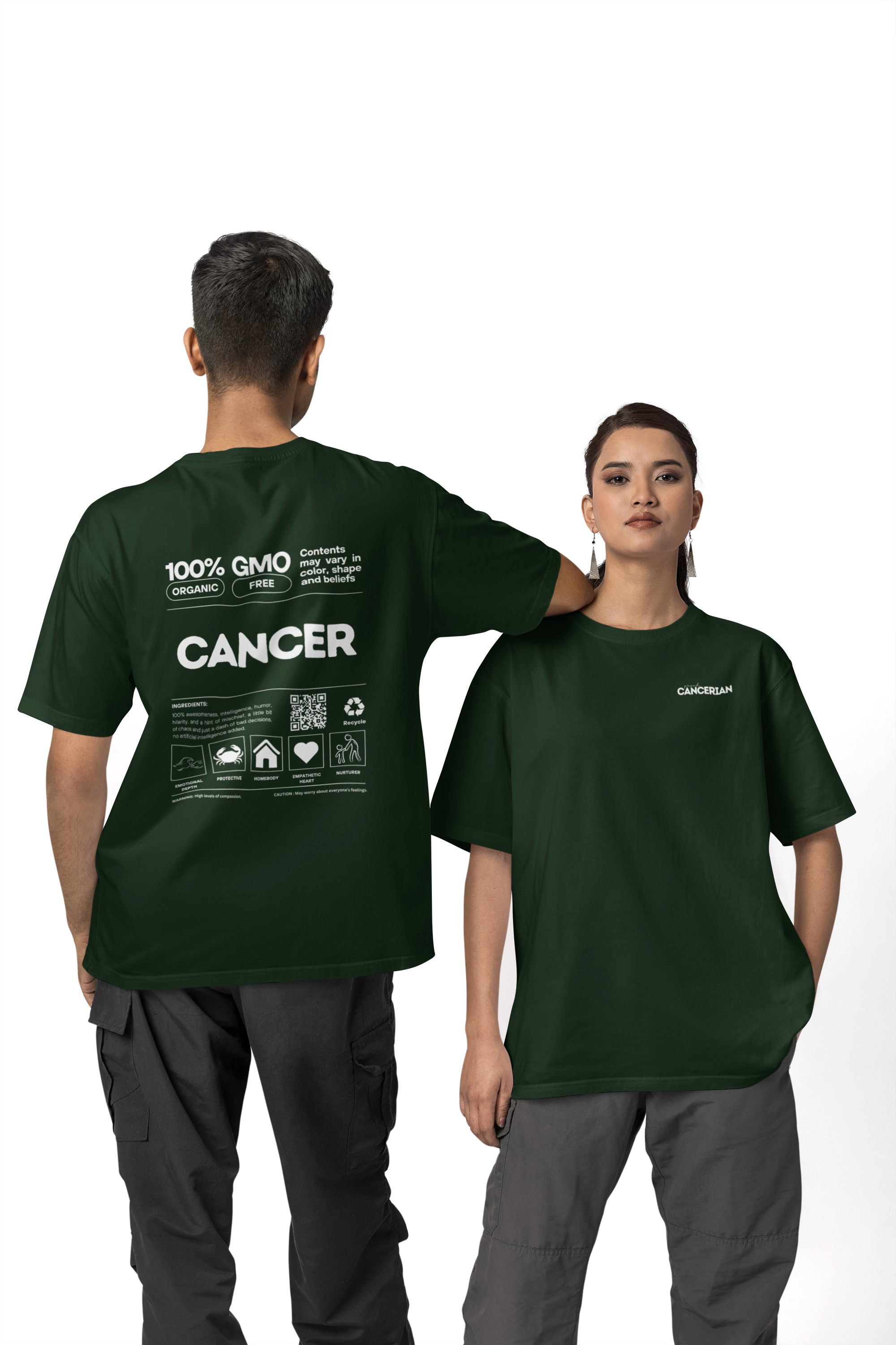 Classic Crew T-Shirt | Proud Cancerian | Zodiac Tees | Men's Tshirt