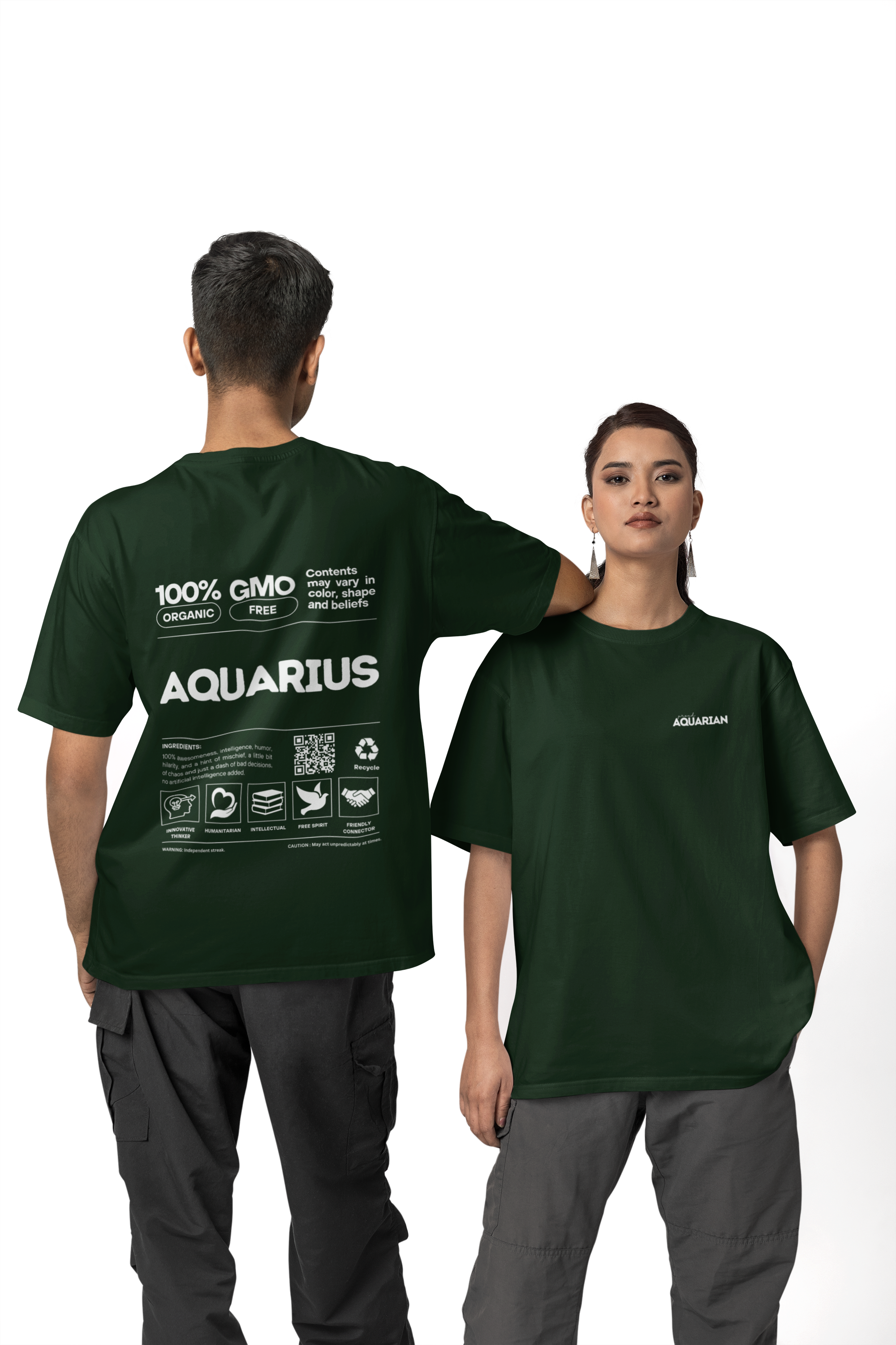 Classic Crew T-Shirt | Proud Aquarius | Zodiac Tees | Men's Tshirt