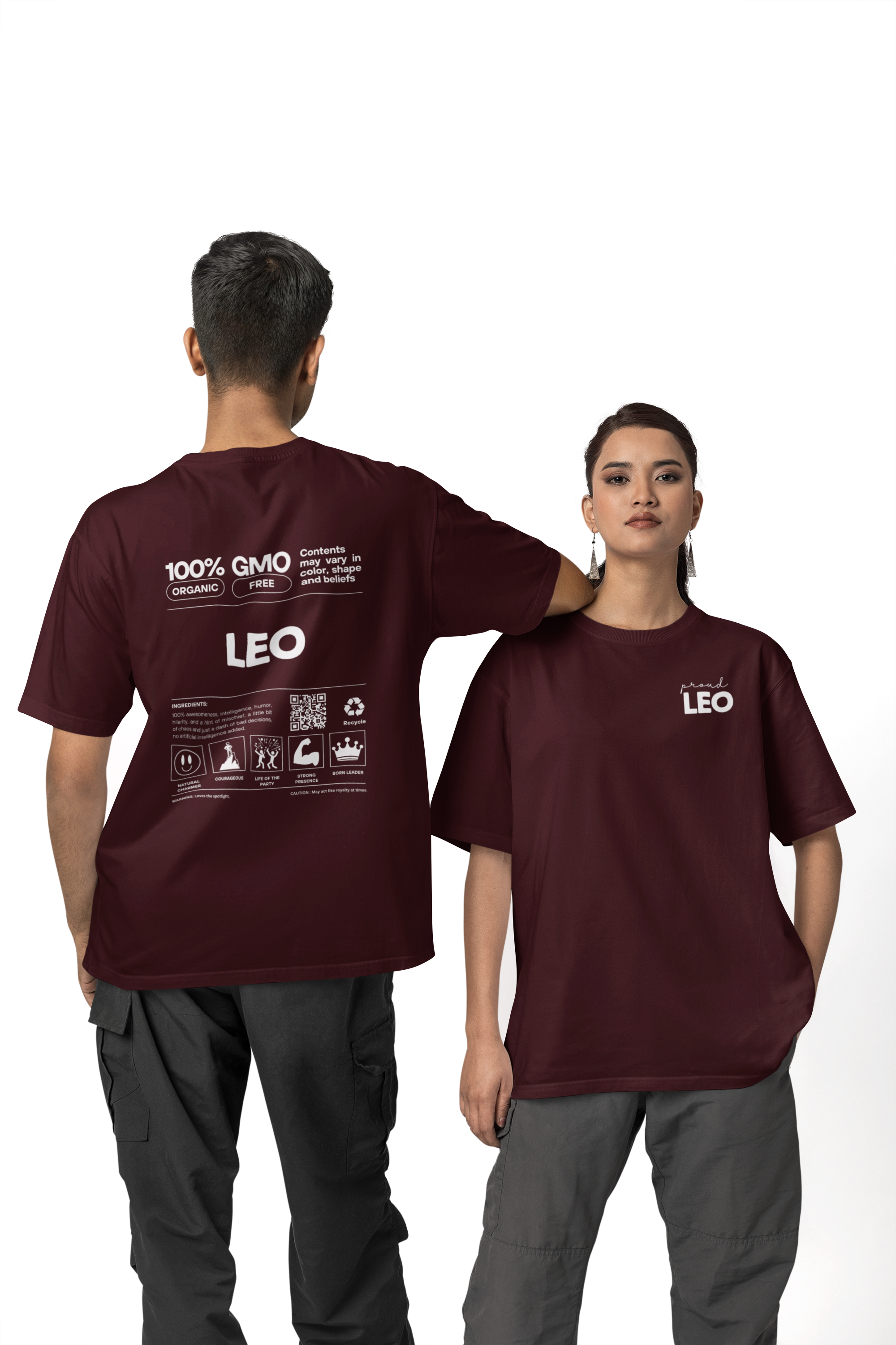 Classic Crew T-Shirt | Proud Leo | Zodiac Tees | Men's Tshirt