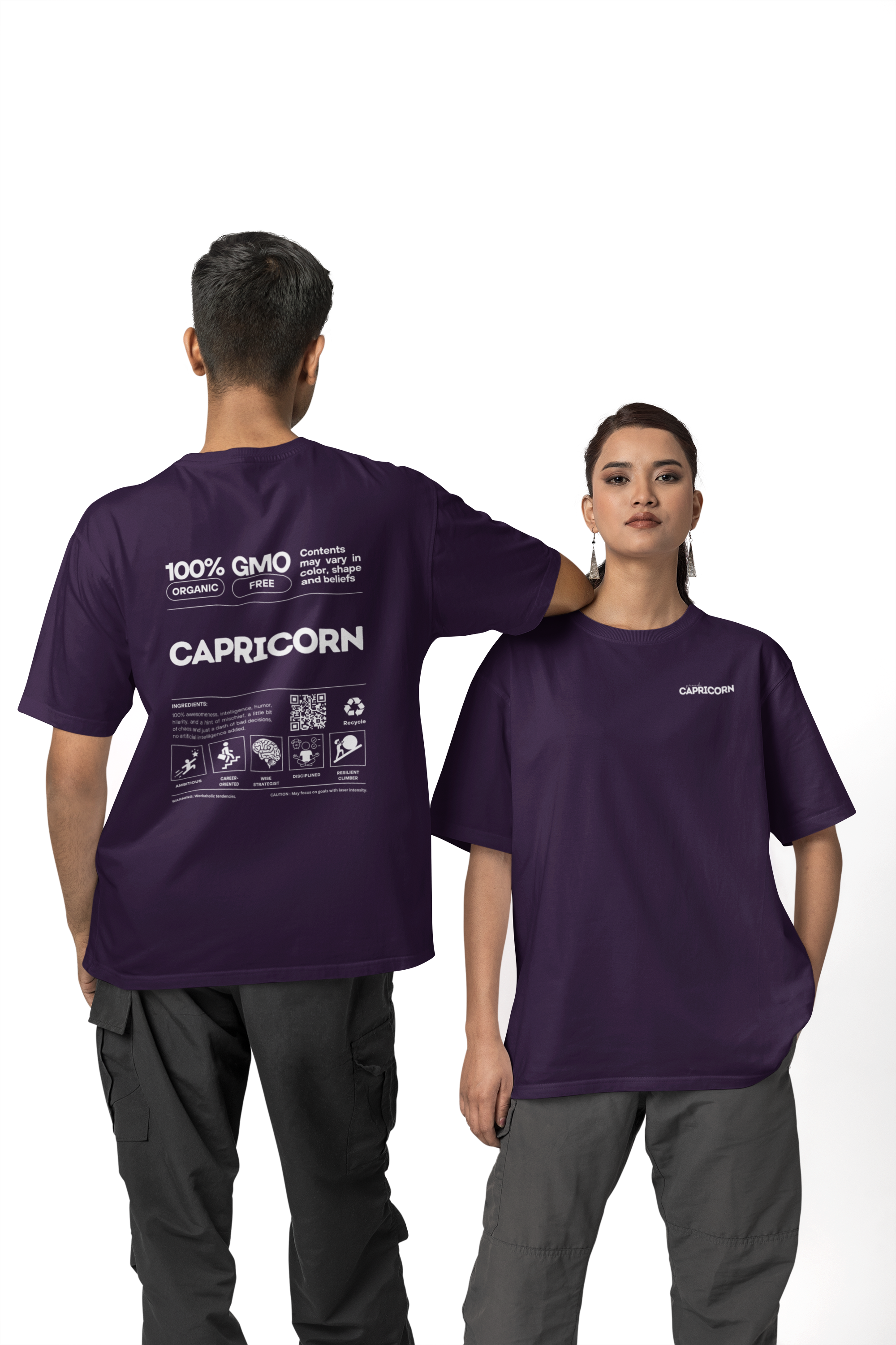 Classic Crew T-Shirt | Proud Capricorn | Zodiac Tees | Men's Tshirt