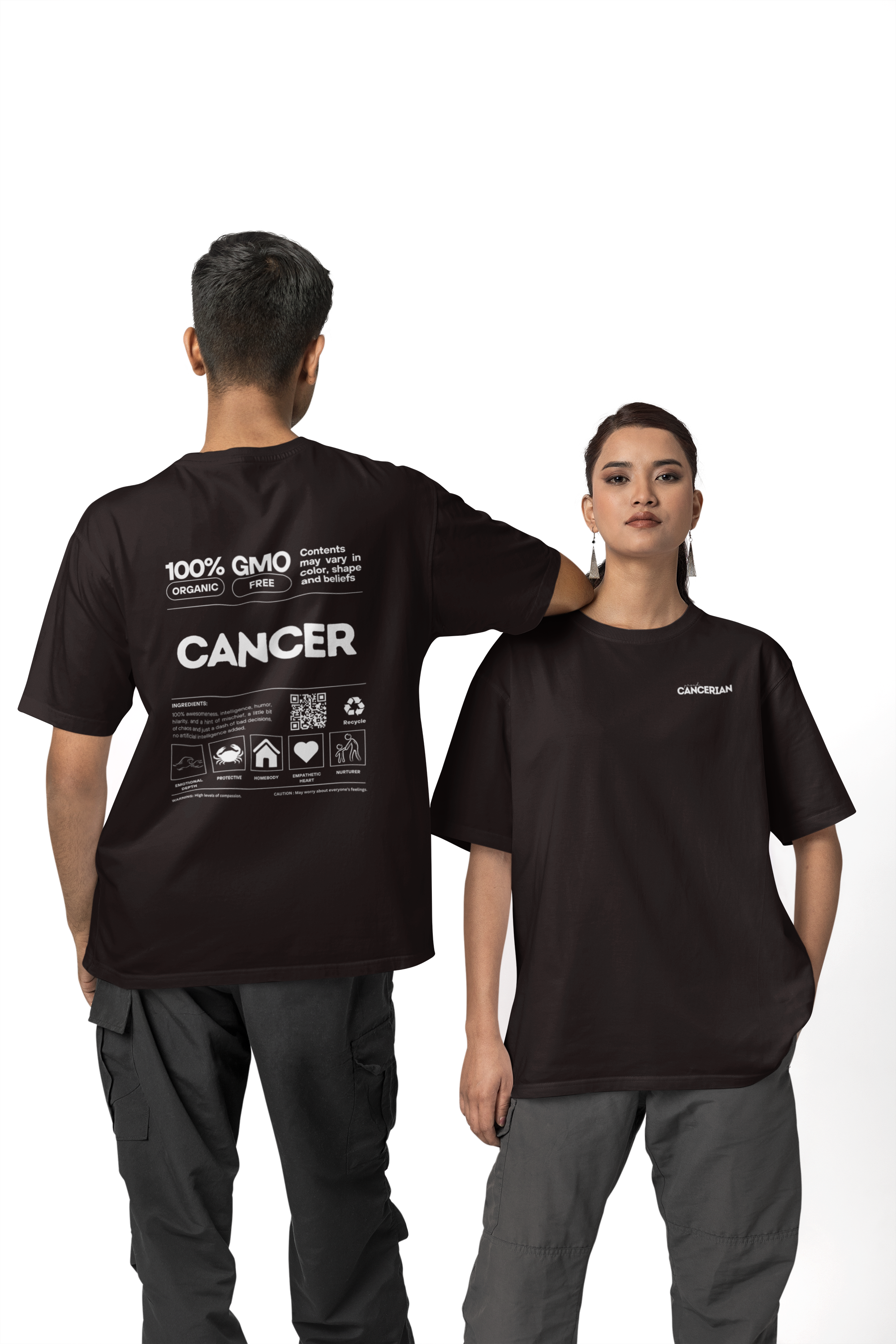 Classic Crew T-Shirt | Proud Cancerian | Zodiac Tees | Men's Tshirt