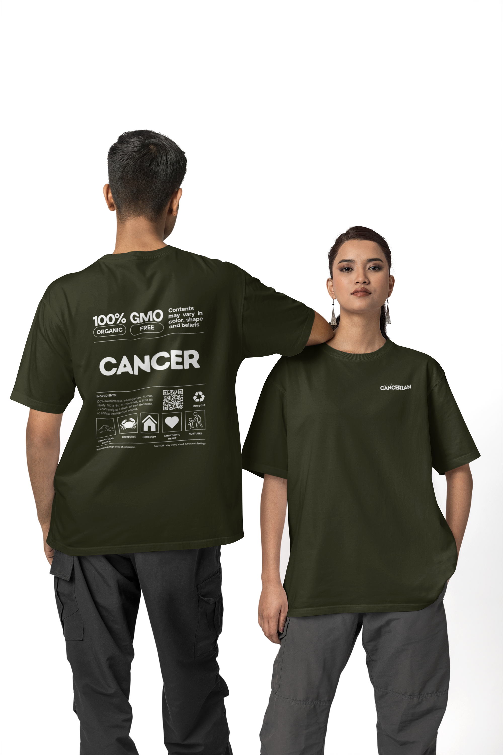 Classic Crew T-Shirt | Proud Cancerian | Zodiac Tees | Men's Tshirt