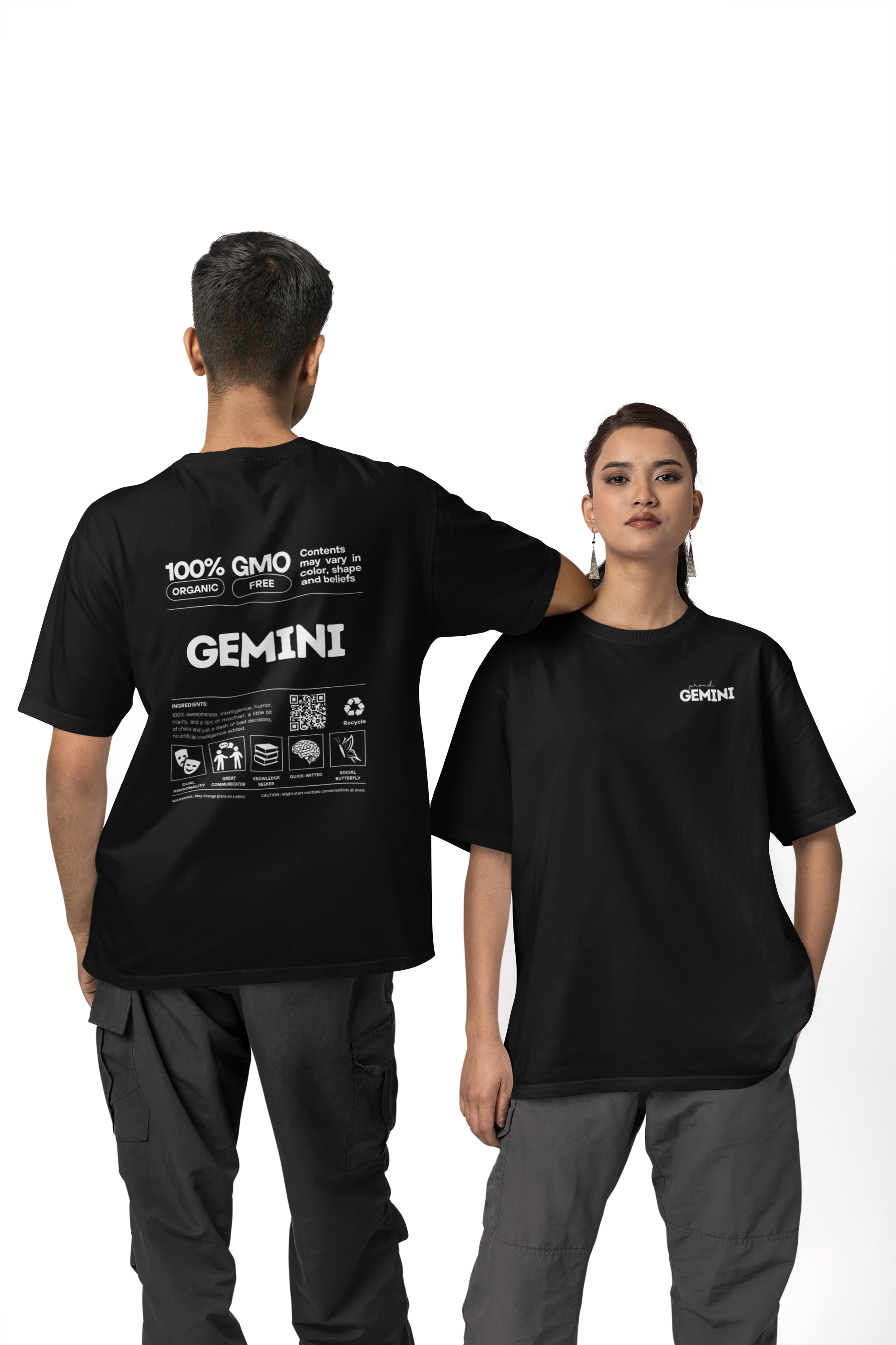 Classic Crew T-Shirt | Proud Gemini | Zodiac Tees | Men's Tshirt