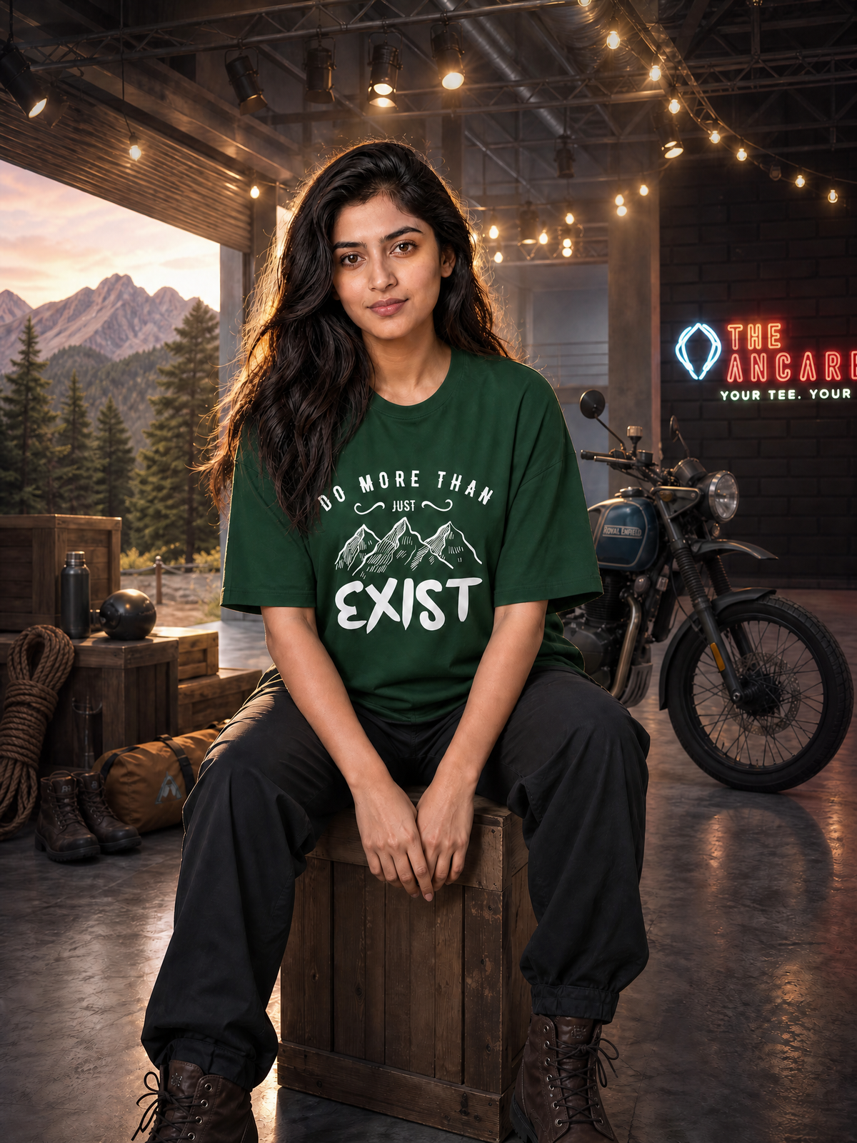 Camping - ⚡ Do More Than Just Exist - Oversized Classic T-Shirt