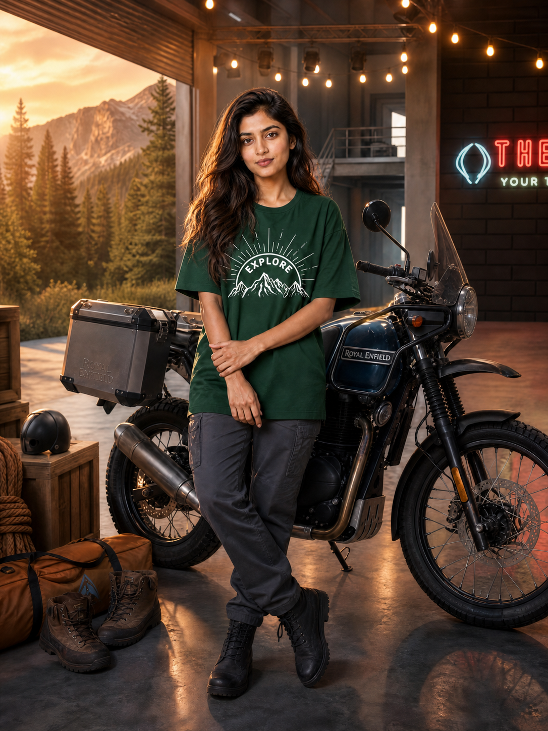 Camping - ☀️ Explore - Unisex Oversized Classic T-Shirt
