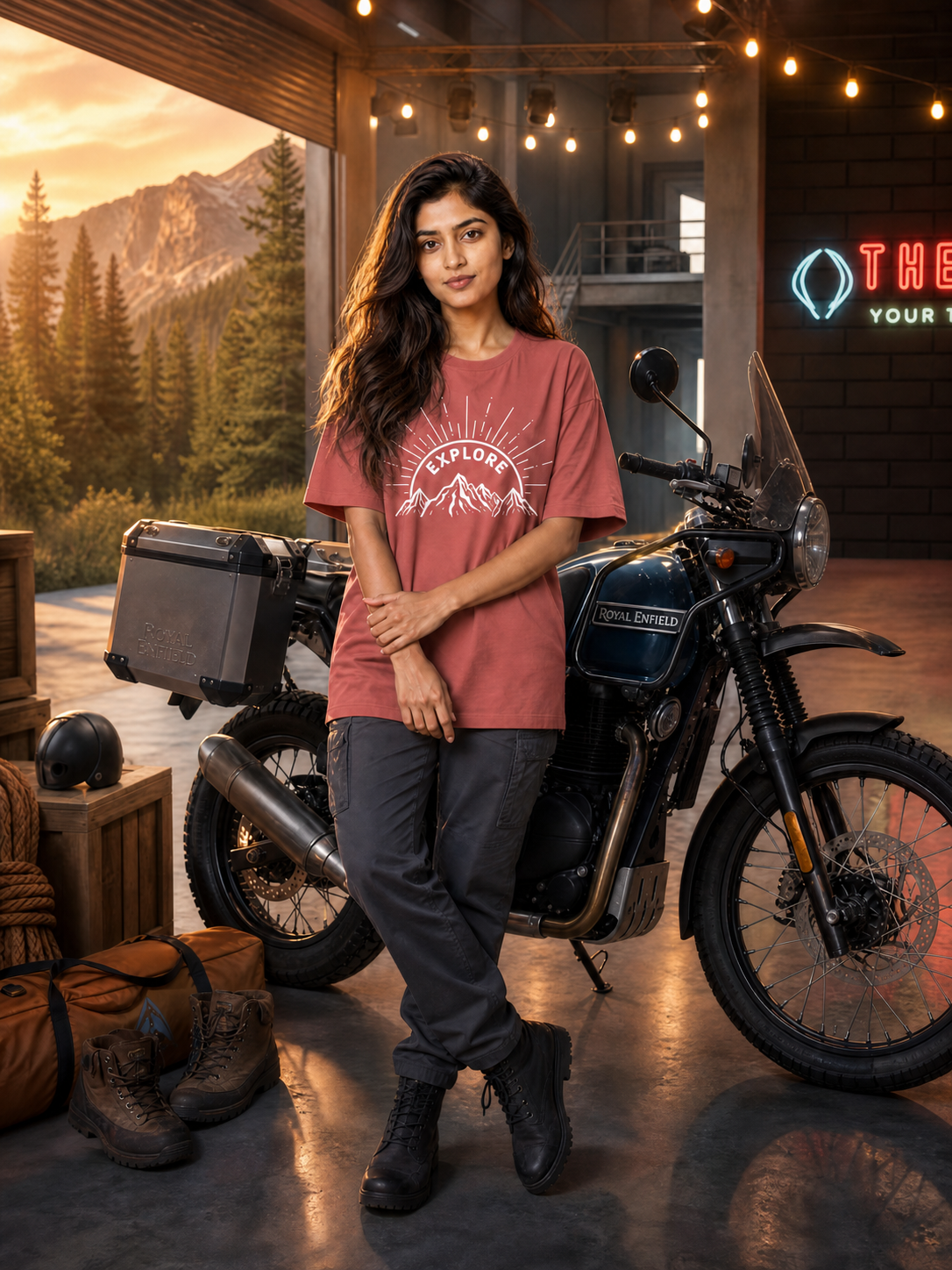 Camping - ☀️ Explore - Unisex Oversized Classic T-Shirt