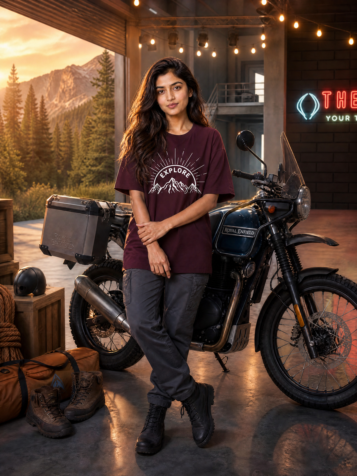 Camping - ☀️ Explore - Unisex Oversized Classic T-Shirt
