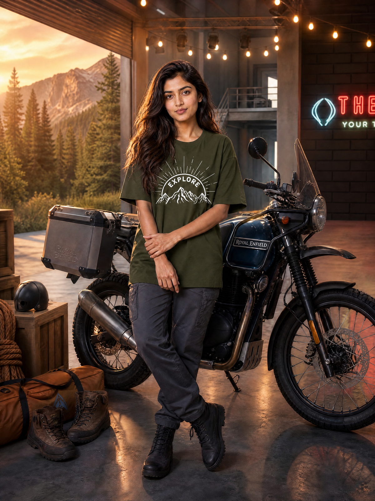 Camping - ☀️ Explore - Unisex Oversized Classic T-Shirt