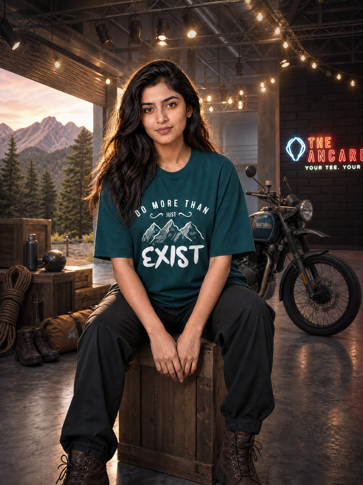 Camping - ⚡ Do More Than Just Exist - Oversized Classic T-Shirt