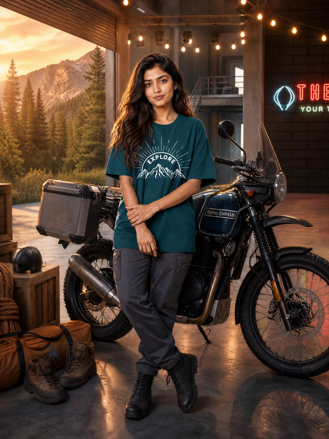 Camping - ☀️ Explore - Unisex Oversized Classic T-Shirt