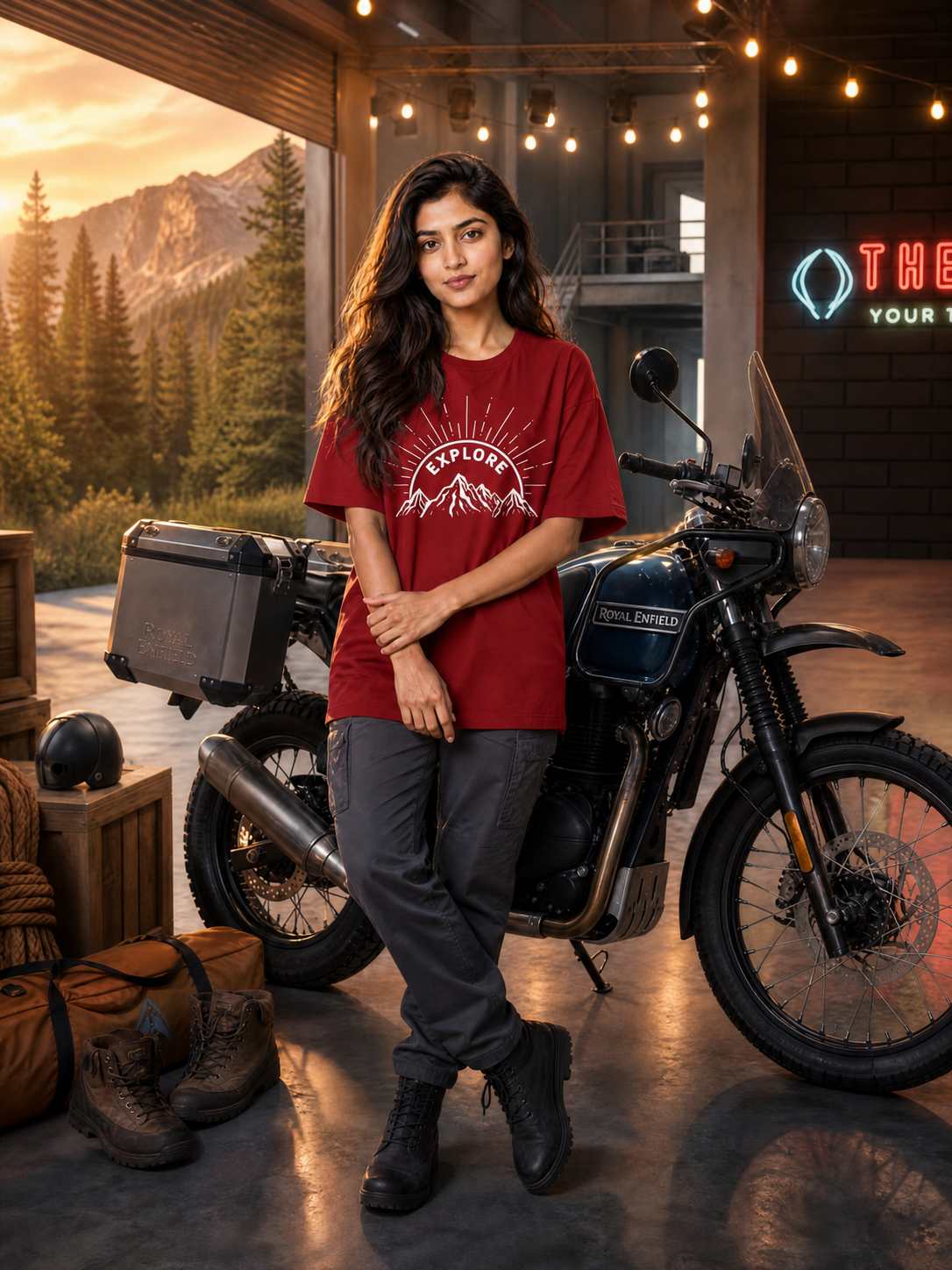 Camping - ☀️ Explore - Unisex Oversized Classic T-Shirt