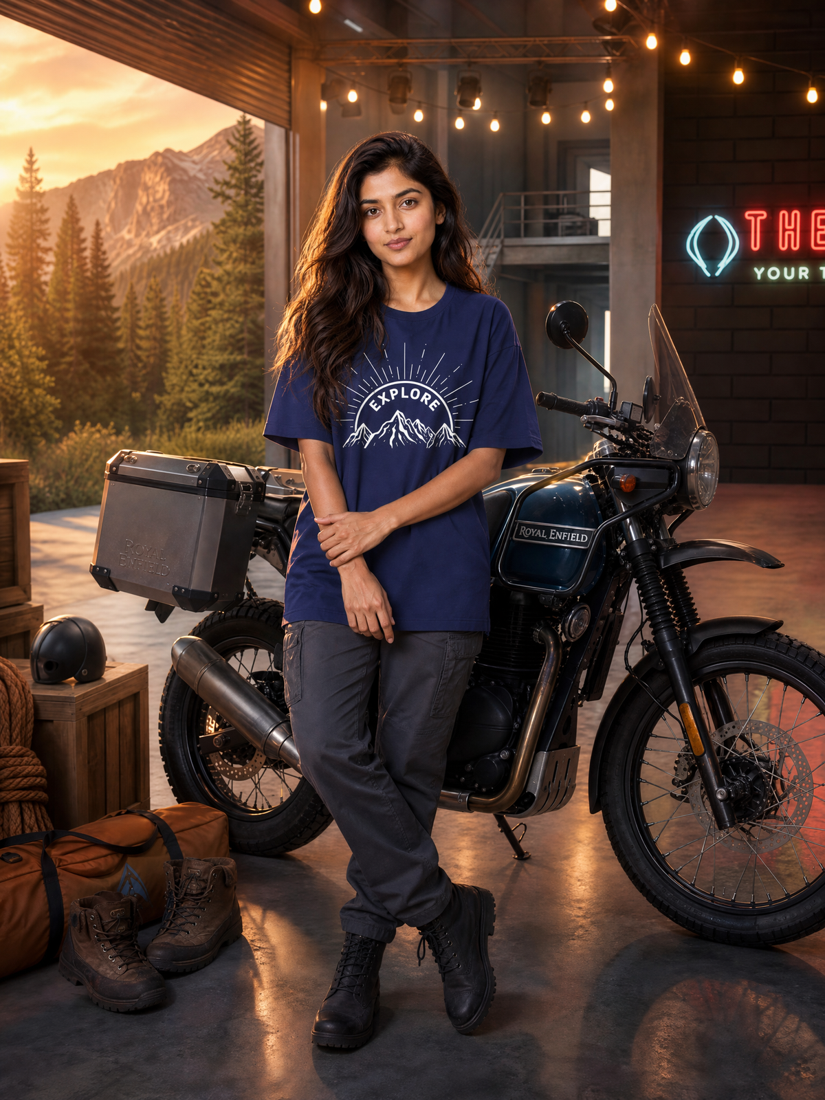 Camping - ☀️ Explore - Unisex Oversized Classic T-Shirt