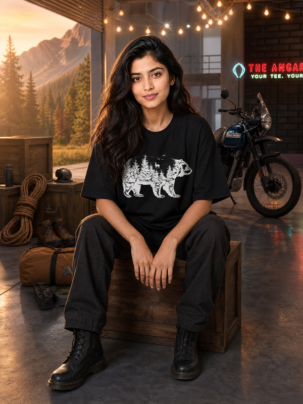 Camping - 🐺 Bear - Unisex Oversized Classic T-Shirt
