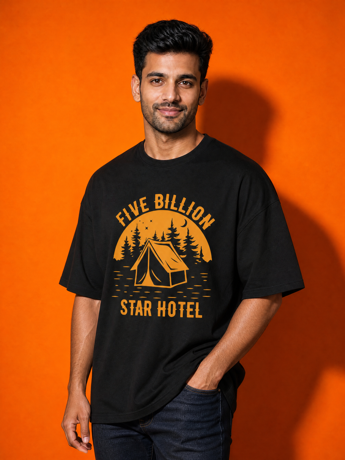 Camping - ✨ Five Billion Star Hotel  - Hotel-Unisex Oversized Classic T-Shirt