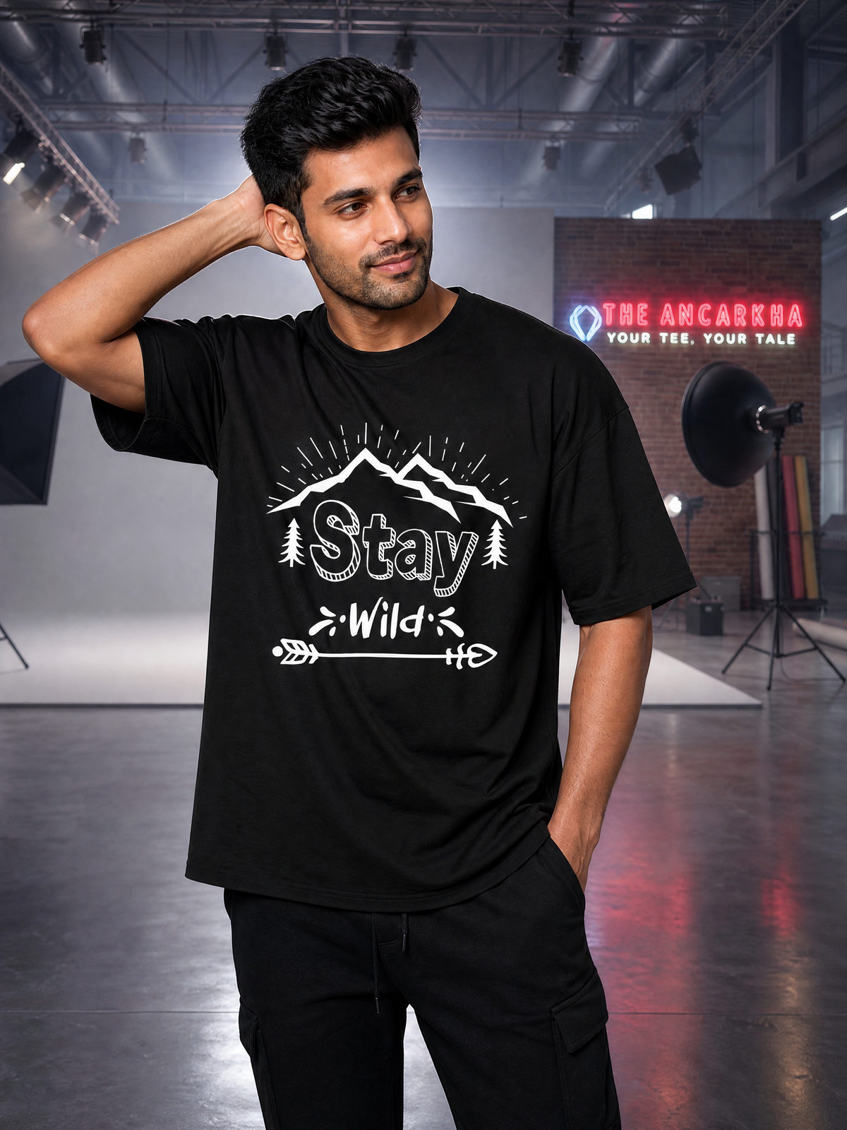 Camping - 🏹 Stay Wild - Unisex Oversized Classic T-Shirt